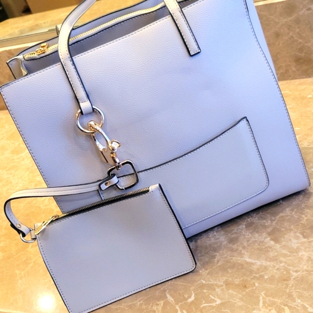 La Terre Fashion multi-compartment open-top satchel